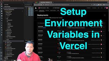 Set Up Environment Variables in Vercel