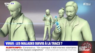 Géolocalisation, drônes: les malades du coronavirus suivis à la trace ?