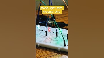 Arduino Mood Light |DIY RGB LEDColor Changing Lamp #arduino #youtubeshorts #electronics