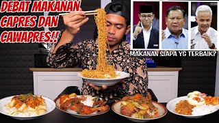 MUKBANG MAKANAN KESUKAAN CAPRES DAN CAWAPRES INDONESIA 2024!!