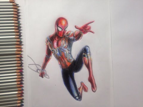Tranh vẽ 3d Spider Man Far From Home Người Nhện xa nhà  YouTube