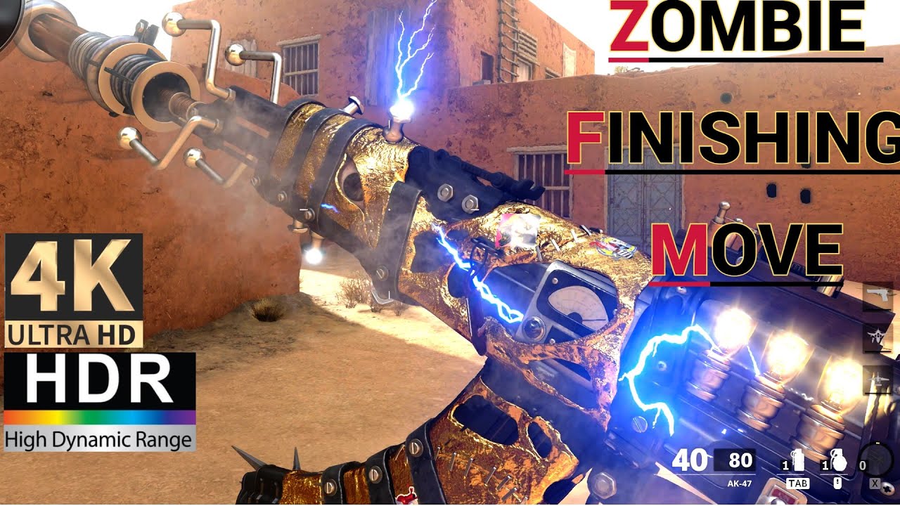 CRAWLING ZOMBIE FINISHING MOVE- Necro Queen - John McClane -Cold War