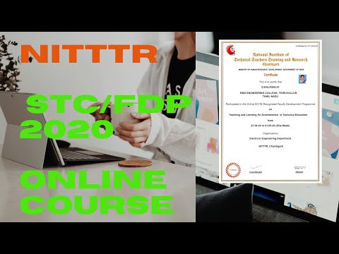 NITTTR STC / FDP Courses | How To register