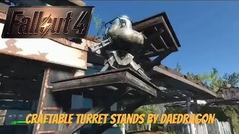 Fallout 4 Xbox One Mods|Craftable Turret Stands