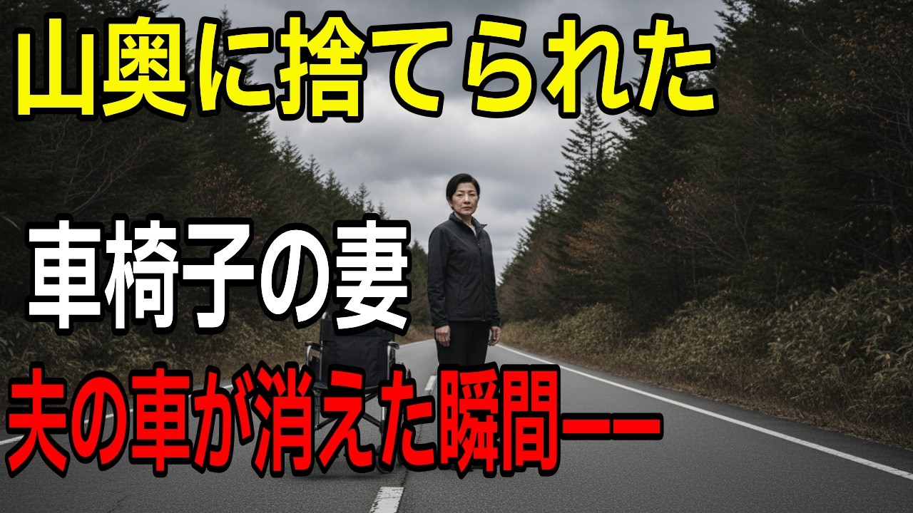 [サイダーのエピソード] '山の中に捨てられた/車椅子の妻/夫の車が消えた瞬間——'