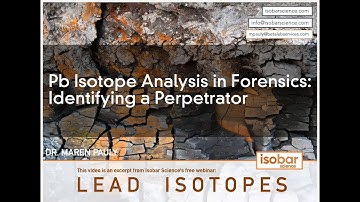 Forensic Application of Lead Isotope Analysis - Pb in Bullets