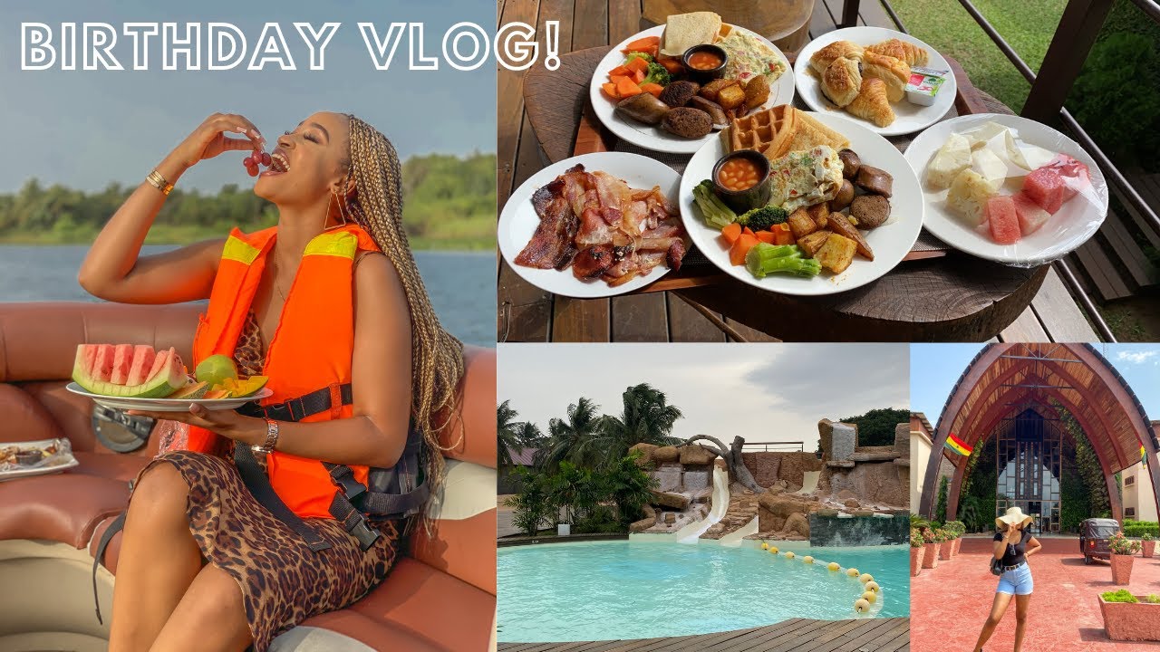 VLOG I SPENT MY 25TH BIRTHDAY AT A RESORT IN GHANA! Aqua Safari YouTube