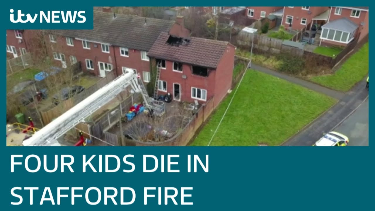 itv news readers Four children die in Stafford house fire | ITV News