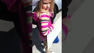 Cute Little Kid Going to Ballet Class With Show and Tell Load | Theekholms