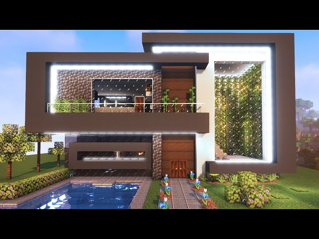 15 casas modernas e como construí-las em Minecraft