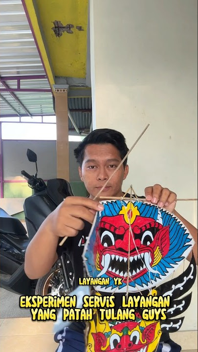 Servis Layangan Ram Raman Mini Patah Sayap ?