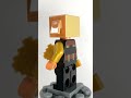 Piglin brute minifigure from lego minecraft set the nether bastion 21185 stop motion build