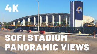 SoFi Stadium Update Panoramic View Highlights Inglewood California LA Rams Stadium LA Chargers