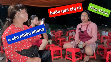 Buôn bán ế ẩm: Hai chị em DIVA Cát Thy và Giáng Tiên tâm sự cuối ngày | Bánh tráng trộn Bắp nướng