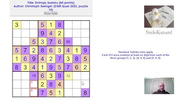 [Eng] Entropy Sudoku, by Christoph Seeliger (DSM Quali 2023, puzzle 15)