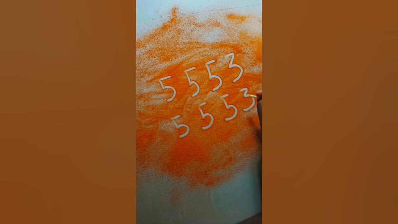 How to draw dog with number 5553 YouTube