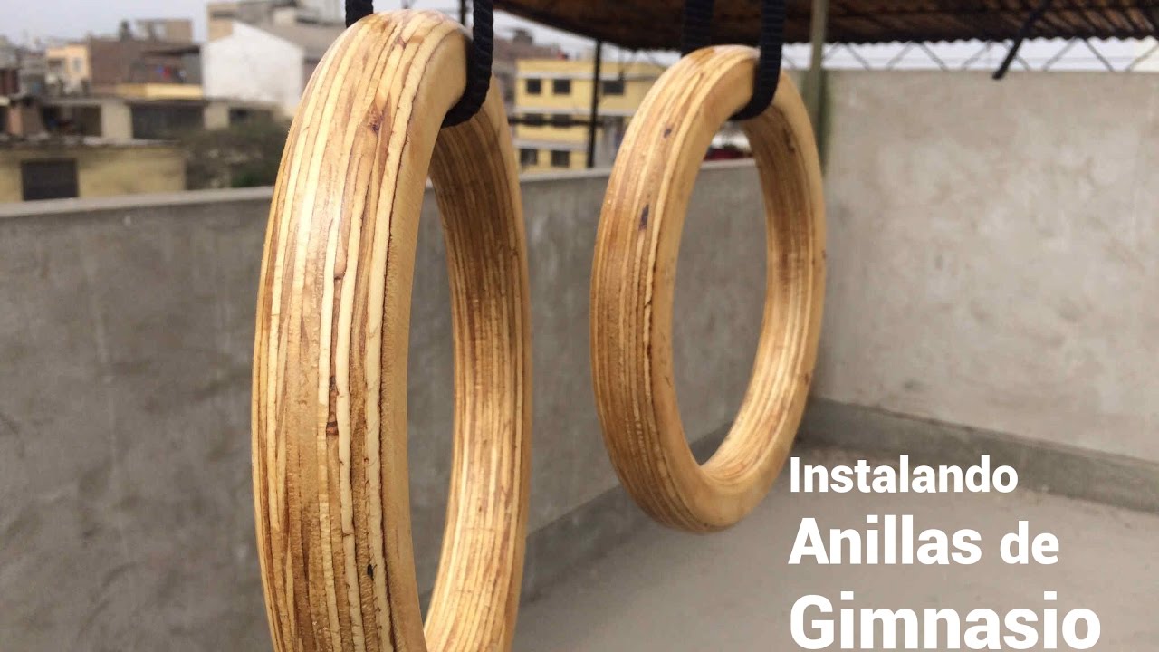 Anillos De Madera Aros Olímpicos Gimnasia Crossfit Calistenia