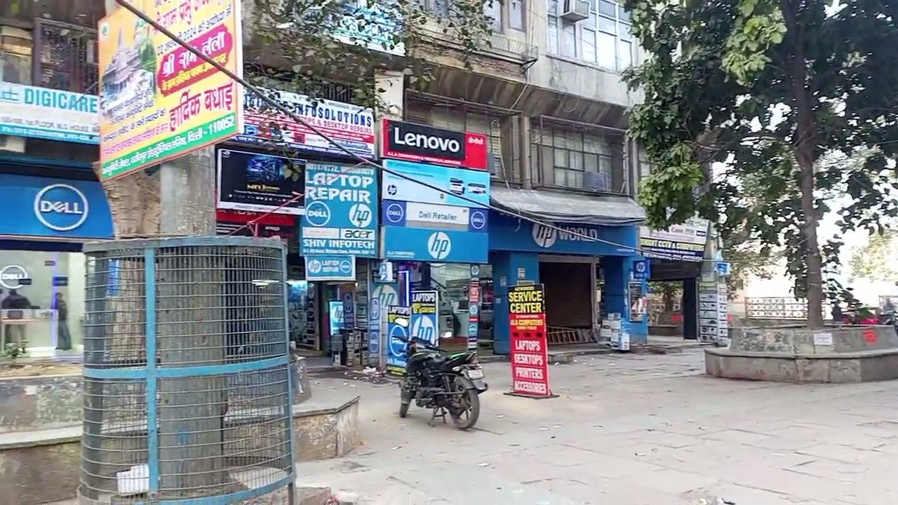 दिल्ली के वज़ीरपुर इंडस्ट्रियल एरिया का कंप्यूटर मार्किट। Computer Market in Wazirpur Industrial Area