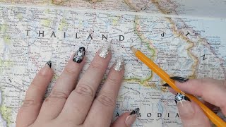 ASMR ~ Amnat Charoen, Thailand History & Geography ~ Soft Spoken Map Tracing Google Earth screenshot 3