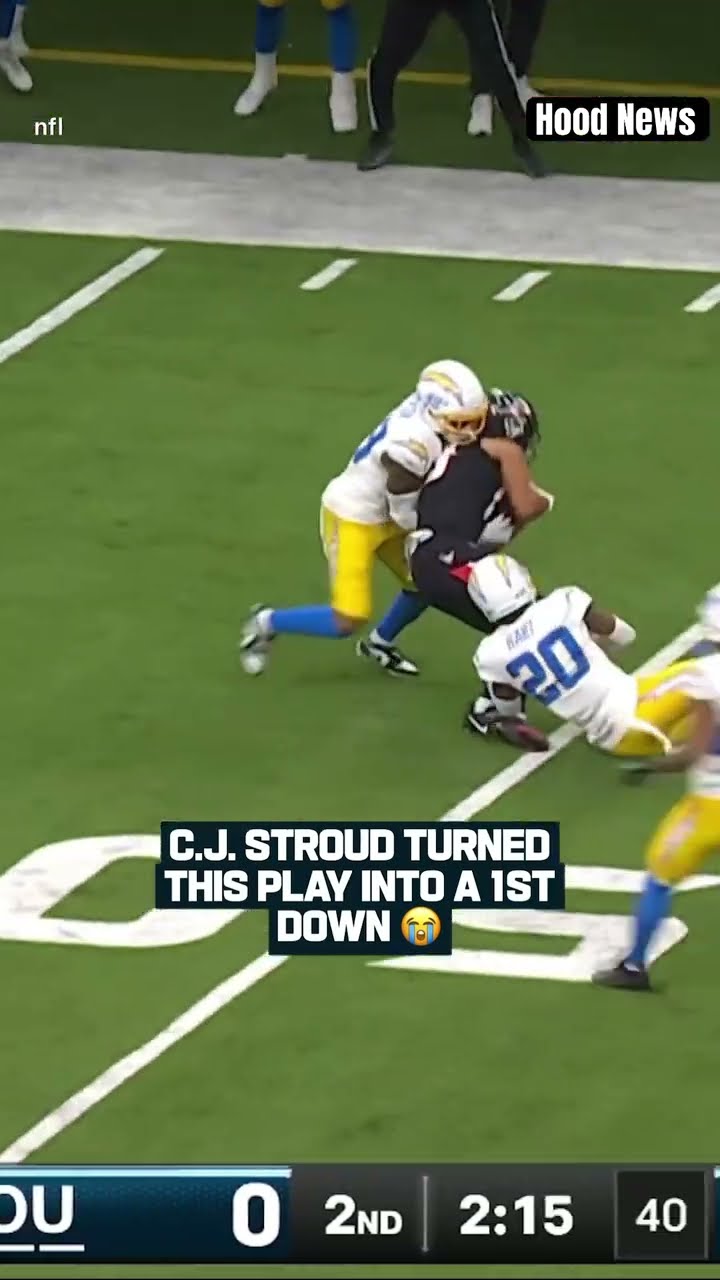 1st down #hoodnews #texans #chargers #cjstroud #NFL #football #ballislife #shortvideo #omg #how #wow