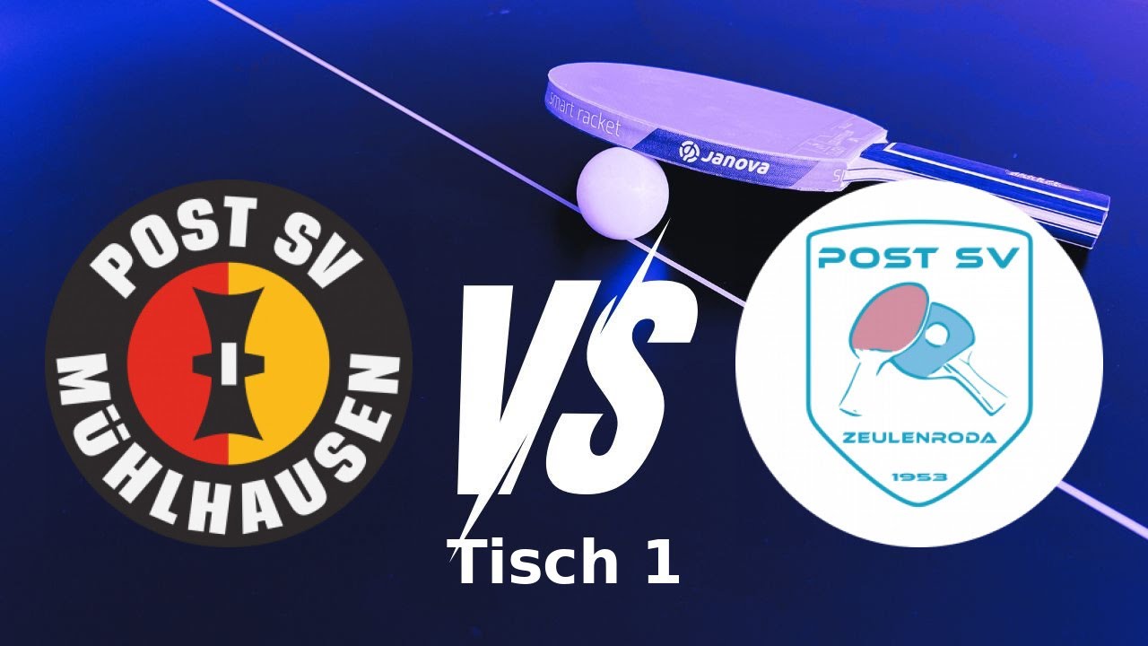 Post SV Mühlhausen vs. Post SV Zeulenroda | Tisch 1