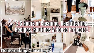 2024 EXTREME CLEANING MOTIVATION & HOMEMAKING MARATHON | HOUSE PROJECTS, RECIPES + DECLUTTERING by This Crazy Life 67,453 views 3 months ago 2 hours, 40 minutes