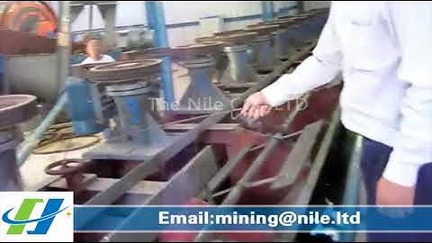 Working Site of Flotation Machine