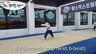 기계체조, 익스트림태권도 기술별 난위도별 영상 extreme taekwondo techniques video. demonstration