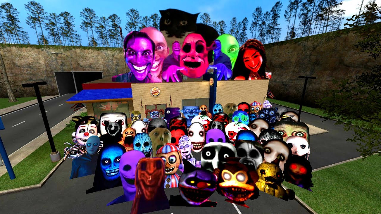 Ultimate nextbots pack. Nextbots Gmod. Petrick STER Nextbot meme Gmod.