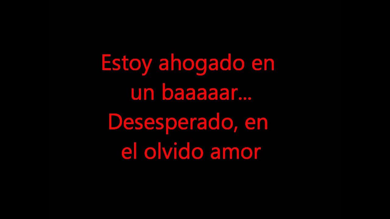 Maná - Clavado en un bar (Letras) Maná - Clavado en un bar (Letras)