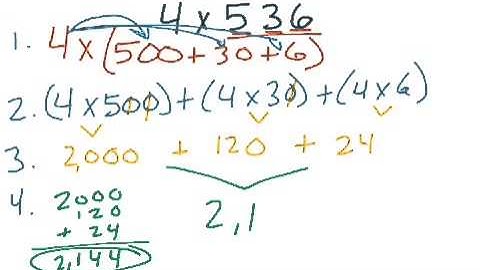 4th Grade GoMath 2.6 - multiply using expanded form