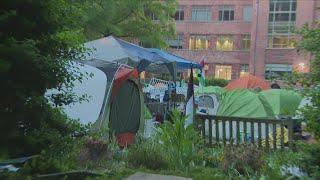 George Washington University encampment expands as protests continue