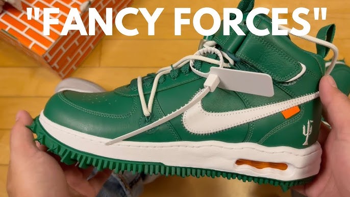 OFF WHITE Nike Air Force 1 Mid Pine Green FIRST LOOK Review