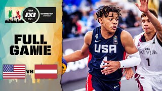 Latvia v USA | Men's - Full Game | FIBA 3x3 U18 World Cup 2021