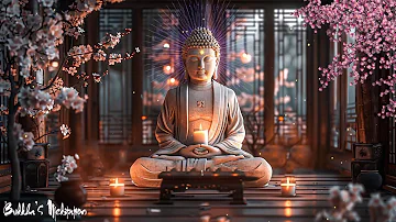 The Sound of Buddha's Flute Heals Heart | Meditation Music, Healing, Purity, Sleep Well, Relax