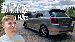 HERE ARE 10 THINGS I HATE ABOUT THE COROLLA TSPORT