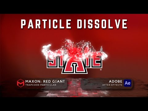 After Effects: Particle Logo Dissolve Using Trapcode Particular