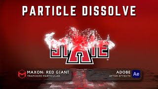 After Effects: Particle Logo Dissolve Using Trapcode Particular