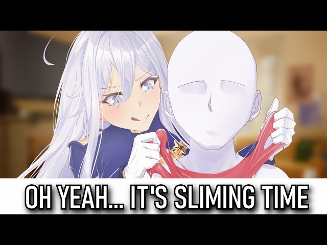 ASMRtist Girlfriend Tries Slime On You [12/12]