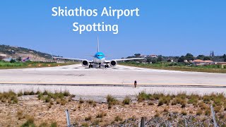 Plane Spotting At Skiathos Airport | 737-400, ATR72, Embraer E90, And More!