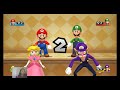 【マリオパーティ9】 マリオ、ルイージ、ピーチ姫、ワルイージ【ガーデンバトル】