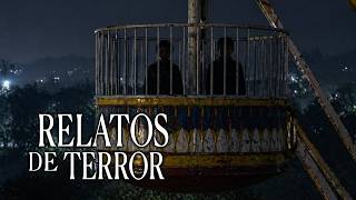 UN PAR DE PERSONAS SUSPENDIDAS EN LA RUEDA DE LA FORTUNA | 3 RELATOS DE TERROR