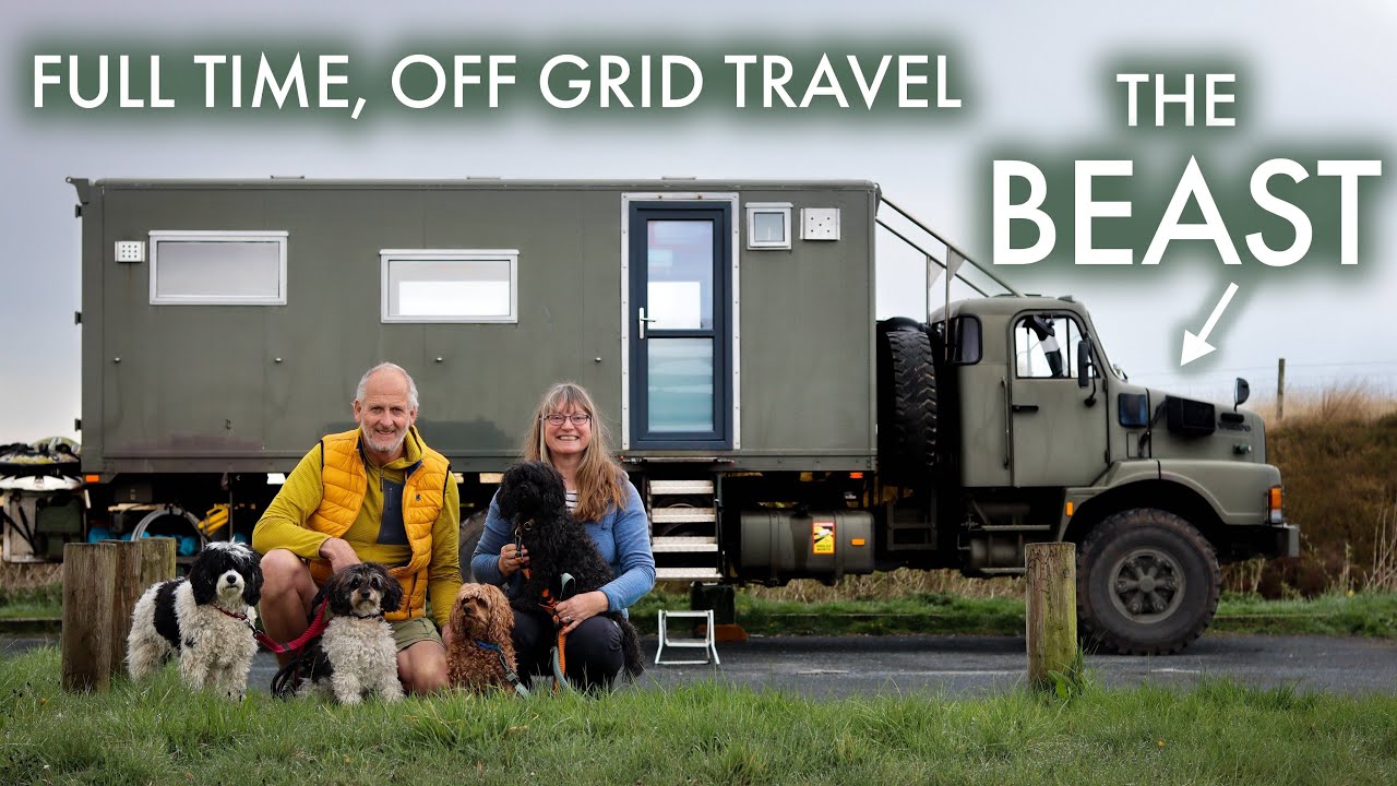 Full Time Travel In This BEAST, Off Grid Custom Built Truck! | Full ... - Off The Grid Came To Visit Tour