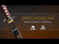 Blender and SubstancePainter  - Game Ready Katana Speed Modeling