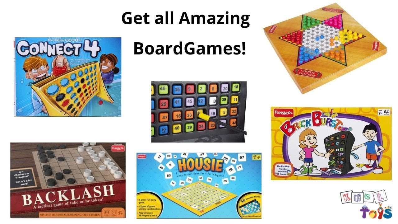 Get exciting range of Funskool Boardgames only at KHeL Toys! check description 