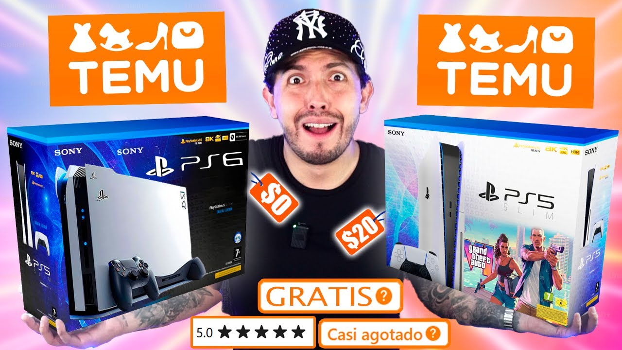 COMPRE TODAS LAS PS5 MAS BARATAS DE TEMU... ME ESTAFARON?