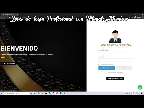 Crear zona de ingreso (Login) profesional en wordpress