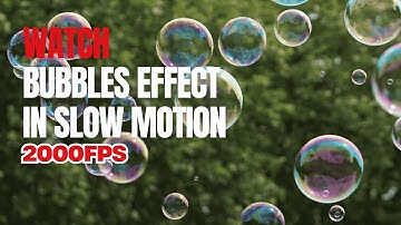 Bubbles & Marangoni Effect Captured by High-Speed Camera at 2000FPS | Stunning Slow Motion