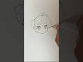 柊かがみを一発描きしてみた!【らき⭐︎すた】#shorts