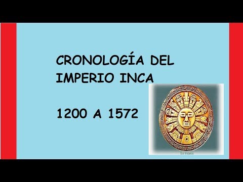 👁👁 CHRONOLOGY GOVERNMENTS IMPERIO INCA | 1200 to 1572 |